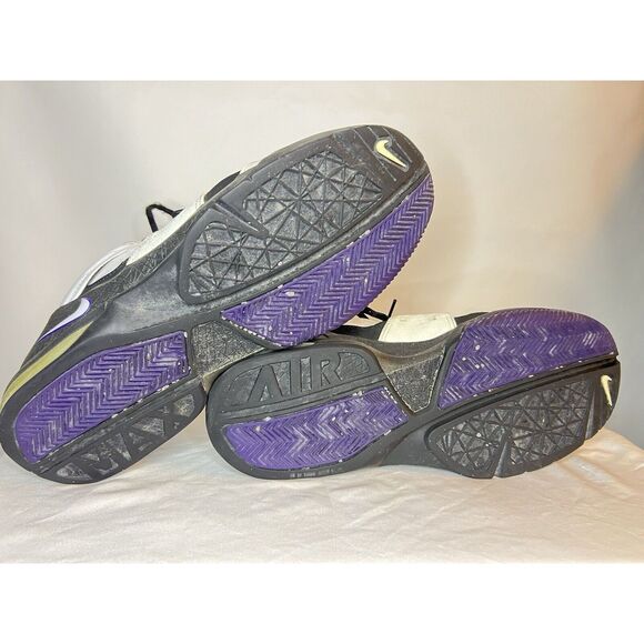 Vintage Nike Air Force Operate Max 1 Sneaker White Blue 310429-144 Strap 11.5 - Picture 6 of 7